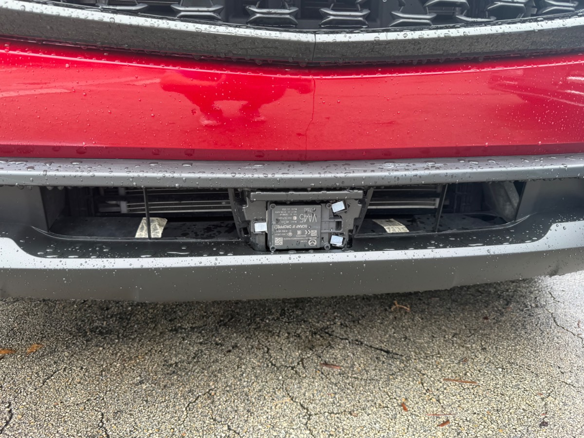 Repainted / repaired panel · Front bumper, Left front fender 2